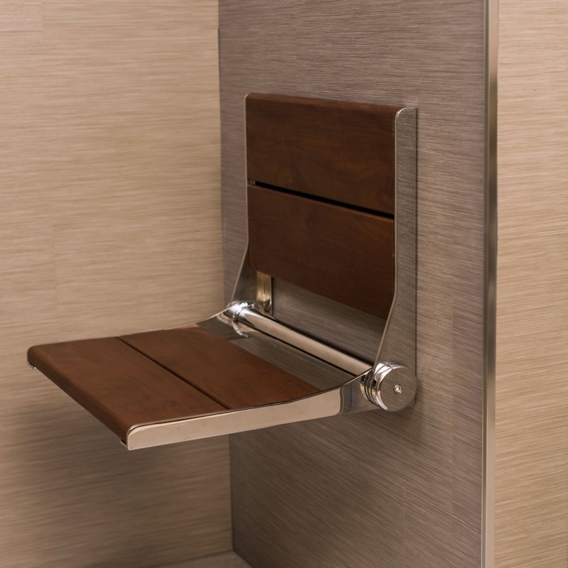fold down shower seat aging in place