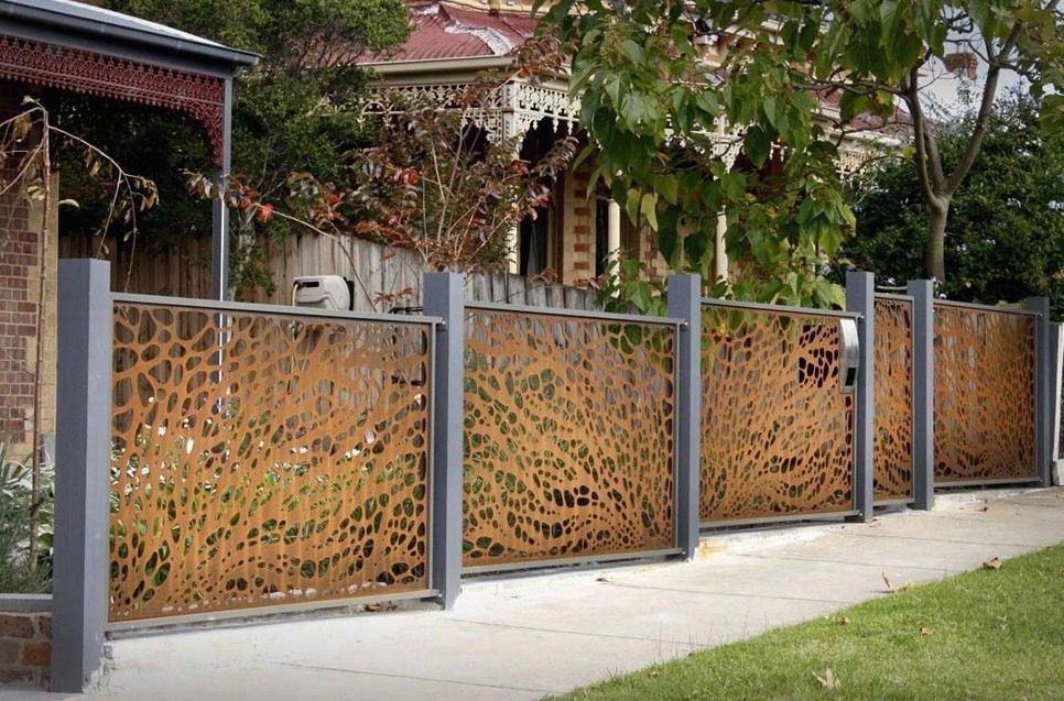 custom metal fence