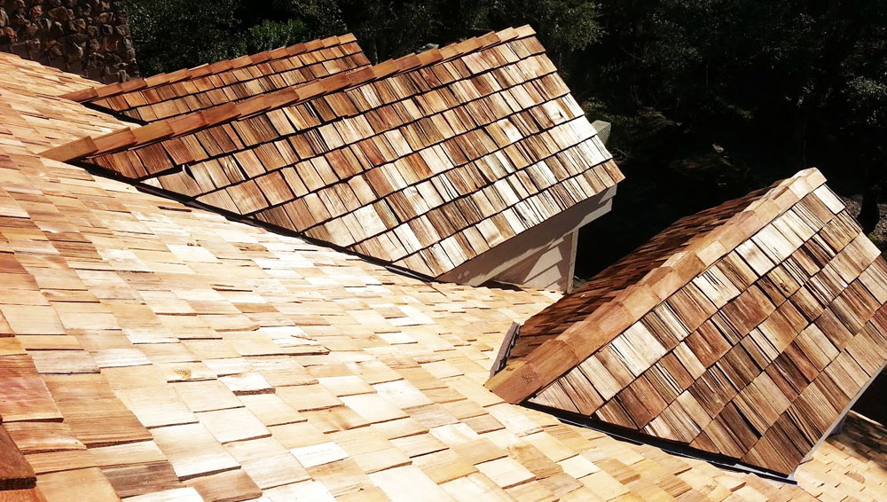 деревянная черепица для крыши