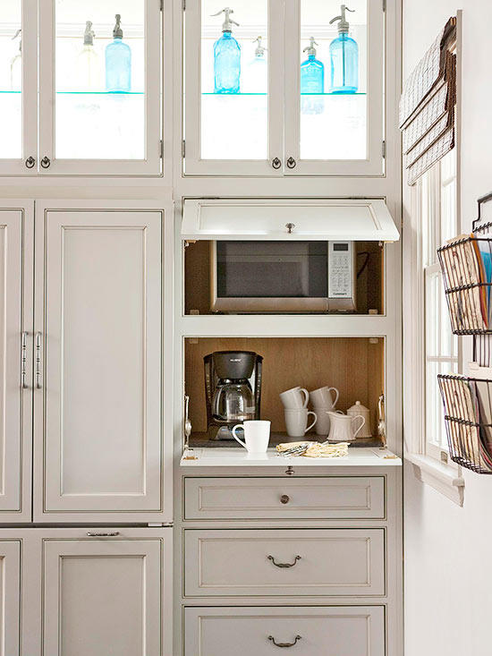 pull out shelf for countertop appliances storage