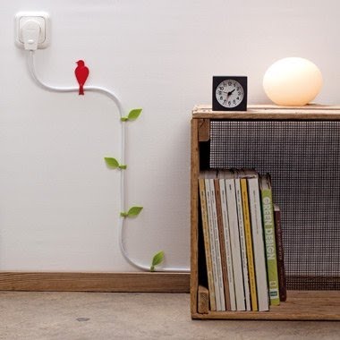 create art from cables on wall