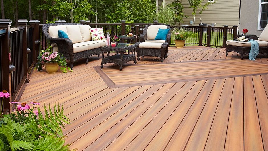 composite deck material backyard deck