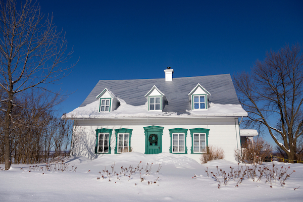 gable roof in snow best roofing materials canadian winters