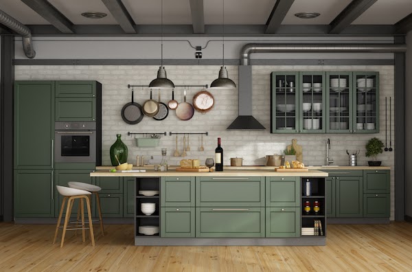 all green kitchen kitchen trends 2020