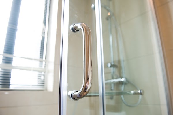 difficult installation of glass shower door never diy bathroom reno