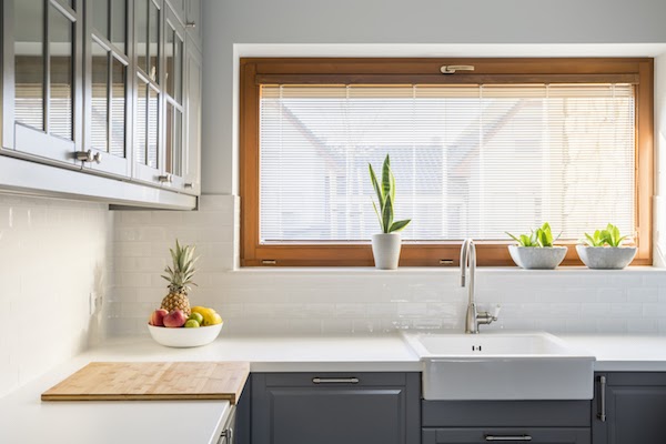 clean kitchen windows