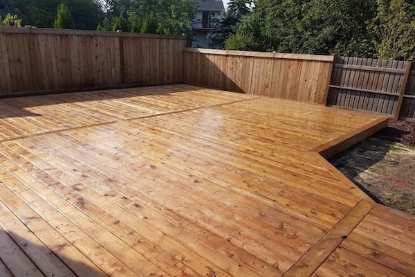 pressure treated lumber best deck material canada