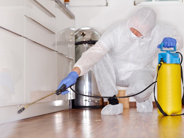 pest removal specialist spraying for bugs