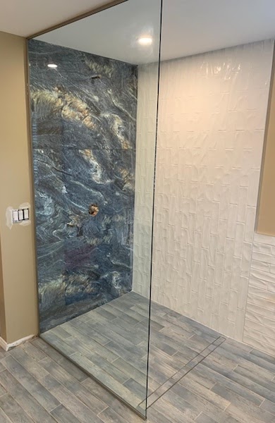 shower glass door installation