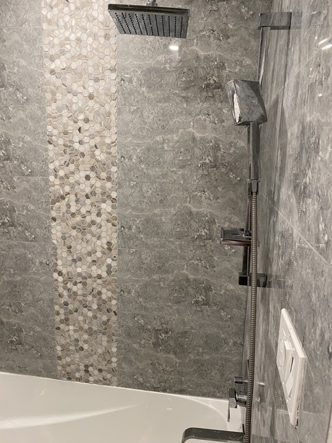 new bathroom project shower