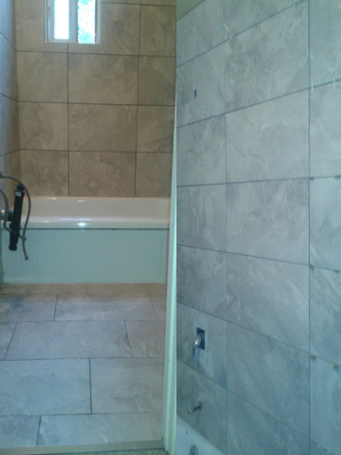 new bathroom tile projecct