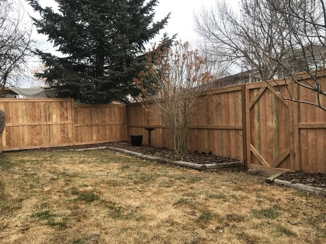 fortress style wooden fence