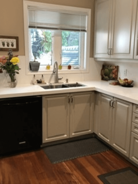 Kitchen countertop renovation