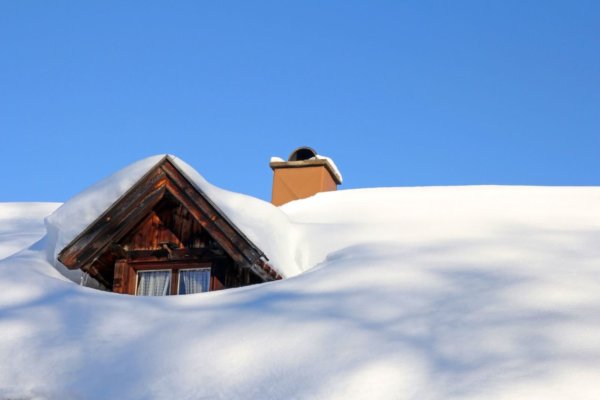 roof covered in snow