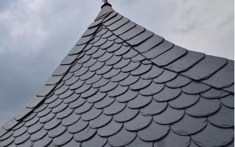 Beautiful detailed slate roof