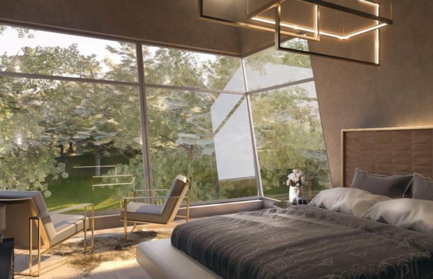 bedroom by KBK architects