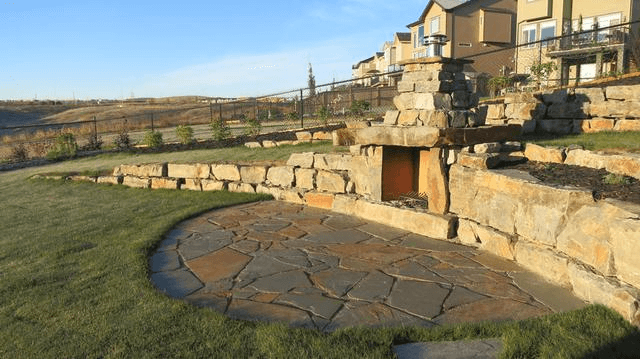 natural stone outdoor interlocking
