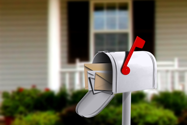 mailbox with mail
