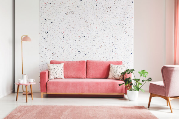 living room wallpaper modern