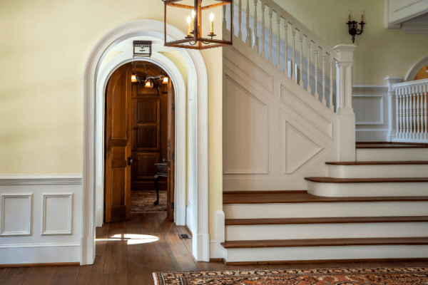 curved entryway