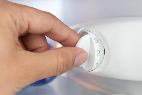 changing fridge temperature dial knob